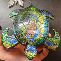 Resin Turtle Casting by Mariannes Hobby and Painting Close Up Thumbnail