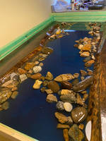 Scottish River Rock and Resin Dining Table Process by William O'Toole Thumbnail