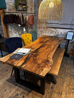 Spalted Beech & Epoxy Dining Table by The Woodyard Ockeridge Thumbnail
