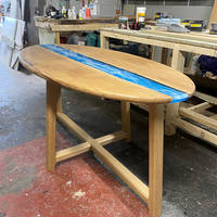 Wood and Resin Ocean Table by Studio Punchard Thumbnail