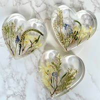 Trio of Heart Flower Castings by Happiness Blooms Creations Thumbnail