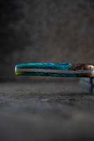 Turquoise Resin Knife Handle Underside by APOSL Thumbnail