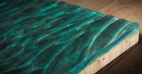 Ocean Wall Hanging Side View by Workshop Kyle Thumbnail