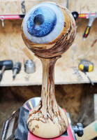 Wood and Resin Eyeball by Mike Holton Hand-made Crafts Thumbnail