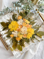 Yellow Flower Resin Tray by Out of the Box by Kate Thumbnail