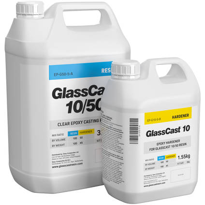 GlassCast 10 Clear Epoxy Casting Resin 5kg Kit
