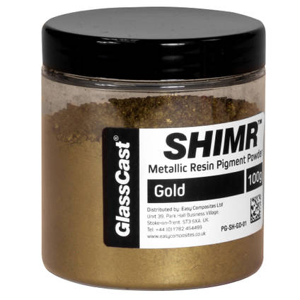 SHIMR Metallic Resin Pigment - Gold 100g
