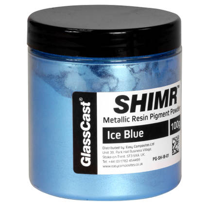 SHIMR Metallic Resin Pigment - Ice Blue 100g
