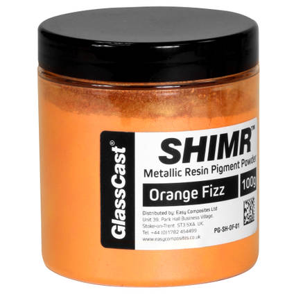 SHIMR Metallic Resin Pigment - Orange Fizz 20g