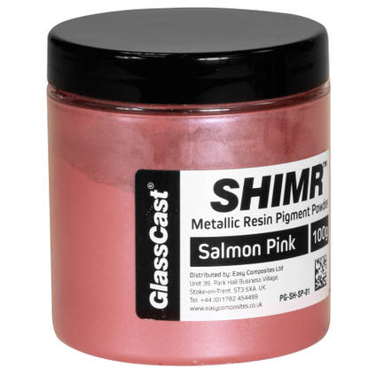 SHIMR Metallic Resin Pigment - Salmon Pink 100g