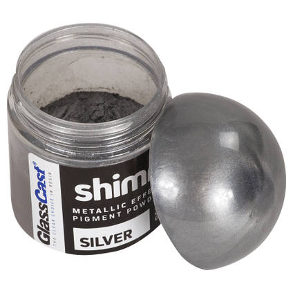 Silver SHIMR Metallic Pigment Powder
