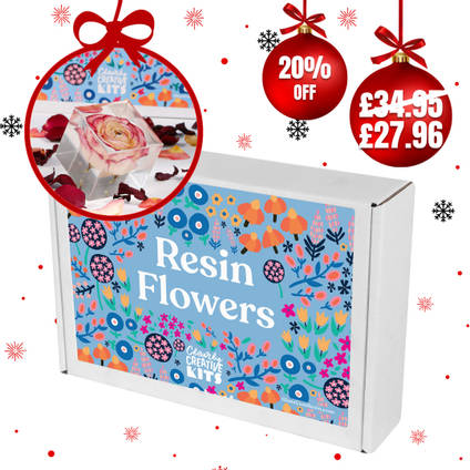 Resin Flowers - Xmas 2023