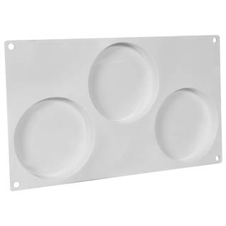 Silicone Coaster 3 Round Cavity Mould Thumbnail