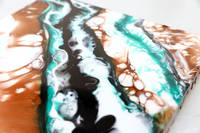 White, Green, Black & Brown Resin Art using CELZ Thumbnail