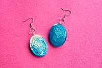 Clearly Creative alcohol ink and resin earrings Thumbnail