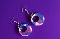 Clearly Creative Circle Colourful Earrings Thumbnail