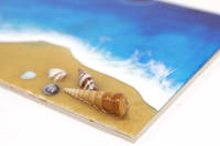 Sand on Beach Scene Resin Artwork Thumbnail