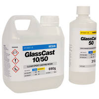 GlassCast 50 Clear Epoxy Casting Resin 1kg Kit Thumbnail