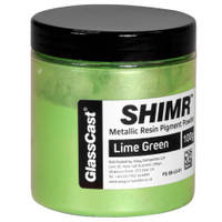 SHIMR Metallic Resin Pigment - Lime Green 100g Thumbnail