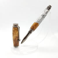 Pearl Resin Turned Pen made using GlassCast 50 by Nene Valley Pens Thumbnail