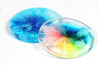 Petri Dish Coasters by Asha Tank Art Thumbnail