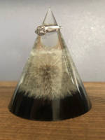 Dandelion in Resin Ring Cone by Bea_utiful Creations Thumbnail