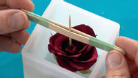 Setting Flower up in Silicone  Cube Mould Thumbnail