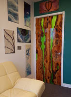 Green Resin Rivers Door by Elysian Designs Thumbnail