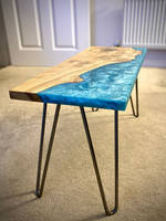 Ice Blue River Table by Wudn Stuff Thumbnail