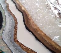 Metallic Resin Art Geode by Jo Thumbnail