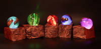 Wood and Resin Wisps Lamps by Whitestocks Designs Thumbnail